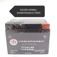 MODENAS GT128 / XCITE 130 BATTERY YPZ5S MAINTENANCE FREE BATERI YPZ5S BATTERY MODENAS GT128 BATTERY 