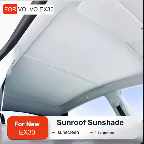 For Volvo EX30 Sunroof Sunshade Black Sky Screen Sunshade Car Interior Decoration Skylight Sunshade 