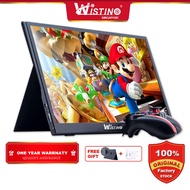 Wistino 15.6inch ultra-thin portable HD LCD monitor usb type c hdmi suitable for laptops, mobile phones, xbox switch