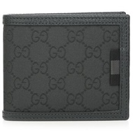 Gucci Signature Bifold Wallet 260987 Black Black
