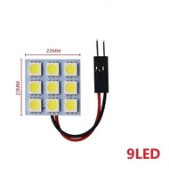 แผงไฟ LED 5050 T10 6/12/15/24/36/48 SMD BA9S แสงสีขาวนวล12V W5W ไฟโดมอ่านหนังสือหลอดไฟลำต้น