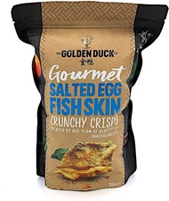 The Golden Duck Salted Egg Fish Skin Crunchy Crisps Snacks 113g