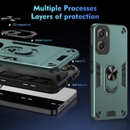 For Motorola Moto G06 4G Military Armor Shockproof Case For Moto G06 G 06 MotoG06 Magnetic Ring Stan