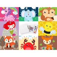 Canvas Art medium with Jewel Sticker-1