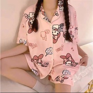 Women's casual short-sleeved pajamas, Women's pajamas, Home pajamas, home pajamas, PINK RABBIT pajam
