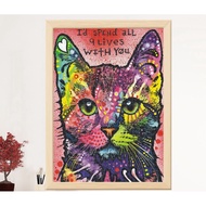 Jigsaw Puzzle 1000 pcs wooden Size 70 x 50cm - 9 Life Cats