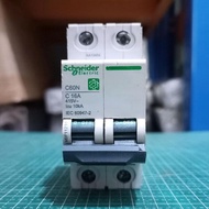 MCB SCHNEIDER C60N C16A 2P MCB 16 Ampere 2 Pole