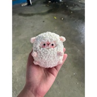 [Wool keychain] Furry sheep keychain