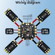 48K AM32 3-8S ESC for FPV Racing Drones Single Electronic Speed Controller Enhanced Flight Stability