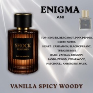 ​Enigma SHOCK PERFUMES Enigma Ani Ginger Vanilla Exotic Eau De Parfum | Long Lasting Premium Local L