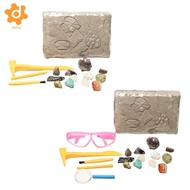 [utruiut0k] MEGA Gemstone Kit Mining Adventure Kit for Great Geology Archeology Gift