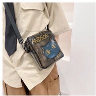 KY&amp; Customized Transparent Jelly Pack Women2023Cute Student Girl Mobile Phone Shoulder Crossbody Small Square Bag AYXX