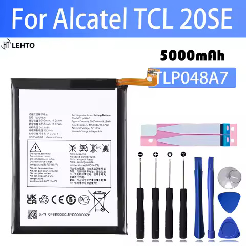 2026 Years 100% New Original Battery TLP048A7 For Alcatel 20SE/30SE Battery + Free Tools