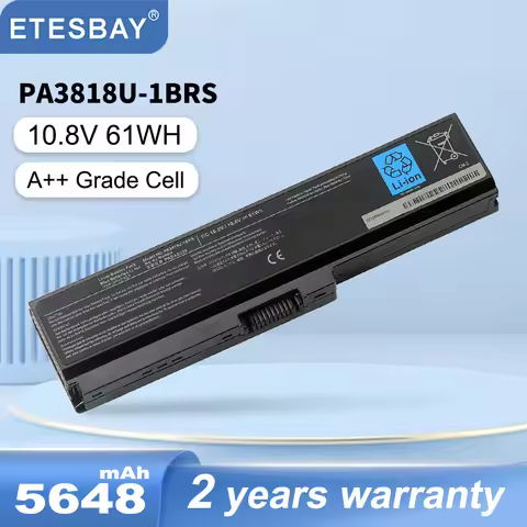 ETESBAY PA3817U-1BRS PA3818U-1BRS For TOSHIBA Satellite L630 L645 L650 L655 L600 L700 L670 L730 L755