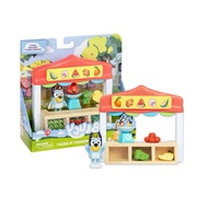 Bluey MINI FARMERS MARKET PLAYSET Children's Toys Toy Set Figure With Miniature Vegetables And Fruit