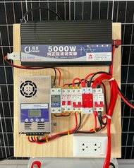 ชุดคอลโทรลชุดนอนนาโซล่าเซลล์24v5000w mppt60aกันฟ้าผ่าและชิโนไทม์เมอร์พร้อมส่งในไทยหุงข้าวได้