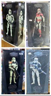 SIDESHOW 1/6 星球大戰 MILITARIES OF STAR WARS 再造人 白兵 / 紅兵 / 沙兵