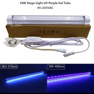 T8 10W 48 leds UV LED Tube Blacklight 365nm  85-265v 32cm Purple Bar Lamp                (10w UV 365nm) [EU Plug]                          Medical professionals and domestic use                                *New In Box*