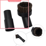 【BETL】❥2.5cm Long Horse Hair Round Brush+Vacuum Cleaner Converting Adapter 32mm to 35mm ❥