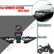 For CFMOTO 675NK Motorcycle Fuel Tank Pad Sticker Moto Epoxy resin Decals CF MOTO CFMOTO675NK  2024 