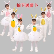 New Style Children's Bunny Costume Animal Costume Little White Bunny Dance Costume Toddler Animal Costume Little Bunny-e22