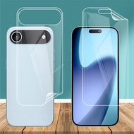 Ultra Thin Hydrogel Film For Apple iPhone17 iPhone 17 Pro Max Air Clear Soft TPU Front Back Full Cov