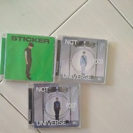 New!!! JEWEL CASE NCT UNIVERSE STICKER SEALED