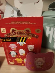 TOP TOY Sanrio Characters 招財貓毛絨掛飾盲盒