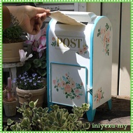 [IniyexaMY] Standing Mailbox Postbox Lockable Letter Box Catcher Parcel Drop Box Mail Drop Box for G