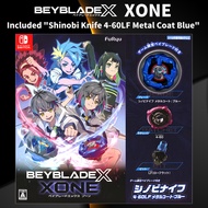 Nintendo Switch BEYBLADE X XONE (Included "Shinobi Knife 4-60LF Metal Coat Blue")