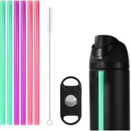 6pcs Straw Replacement for Owala FreeSip, Reusable Water Bottle Straw Compatible with Owala FreeSip 