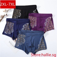Men's plus size boxer 2XL-7XL 3XL 4XL 5XL 6XL modal boxer shorts 3D seamless underwear for men