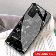 SAMSUNG A03S - SoftCase Glass Kaca - [ A50 ] - Pelindung Handphone SAMSUNG A03S - Casing Hp SAMSUNG A03S - Case Hp SAMSUNG A03S - Bisa Bayar Di Tempat - COD!!