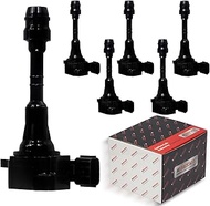 Ignition Coil Pack Set of 6 Compatible with Nissan 350Z Infiniti FX35 G35 M35 2003 2004 2005 2006 20