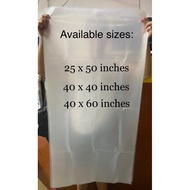 1 pc Big size plastic for Ukay/ Empake/ Storage/ thick PE plastic 25x50 /40x40/ 40x60 sold per piece