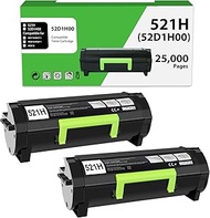 521H 52D1H00 Toner Cartridge Compatible Replacement for Lexmark 521H 52D1H00 for MS710 MS710n MS711 