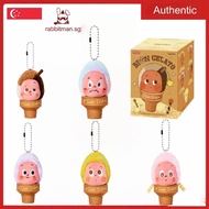 POP MART Twinkle Twinkle MOON GELATO Series-Ice Cream Plush Pendant Blind Box  gift keychain Strawbe
