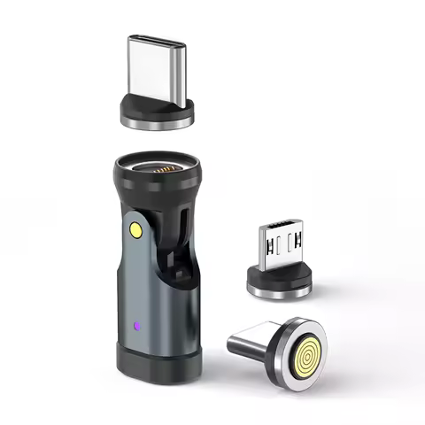 PD 240W Magnetic Adapter for iPhone 17 Promax Charge Samsung Galaxy Z Flip6 Xiaomi Poco M6 Plus Blac