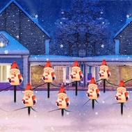 Snowman Outdoor Pole Insert Cross-Border4Lawn Lights Christmas Decorative Lights120V US Standard Wat