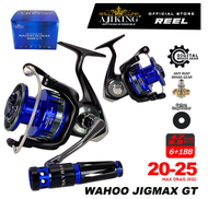 [With Reel Bag] Ajiking Wahoo Jigmax GT Spinning Fishing Reel Max Drag (20kg-25kg) Big Game