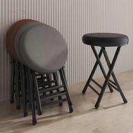 5JIA7 Household Circular Stool, Folding Stool, Fashionable And Thickened Nordic Living Room, Circula