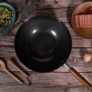日本神田窒化无涂层铁锅Kanda Nitriding Refined iron pot import from Japan household uncoated wok frying pan non-