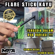 FLARE STICK IKAN LAGA KAYU - CERMIN BESAR DAN KECIL