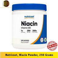 Nutricost Niacin (Vitamin B3) Powder Unflavored 8.9 oz (250 g)-[EXP 12/2026]