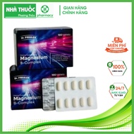 Magnesium B-Complex pills - Box of 100v helps supplement Magnesium and B vitamins, reduce fatigue an