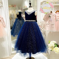 Children's Dress*There Is A Shop On Ratchada. Try It Change Take Photo From The Real Product*A214 Bl