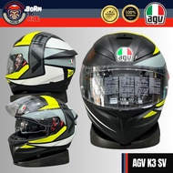 Helm AGV K3SV SPIN 46 - AGV K3-SV FULL FACE - AGV K3 ORIGINAL AGV HELMETS