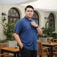 KEMEJA BIGBRAND - Shirt Jumbo Men'sHornet - Casual Shirt for Adult Men, Knit Oversize XXXL 4XL 5XL 7