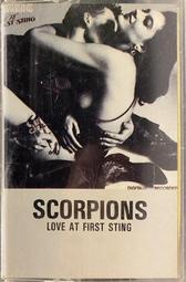 &lt;&lt;錄音帶/卡帶&gt;&gt; Scorpions - Love at First Sting (白三星/無歌詞)