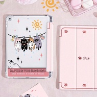 เคสไอแพด แมวและดวงอาทิตย์ สำหรับ iPad Air 11 (2025 M2) / iPad รุ่น 11 (A16 2025) / iPad รุ่น 10 10.9
